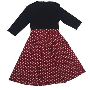 Yathon polka dot dress size medium minnie mouse